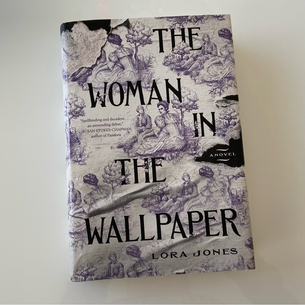 The Woman in the Wallpaper by Lora Jones hardcover book